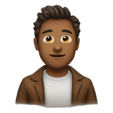 Hugo Darby brown sticker