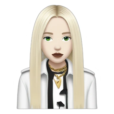 Billie eilish x Yves Saint Laurent sticker