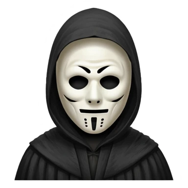 Ghostface from the Scream movie sticker