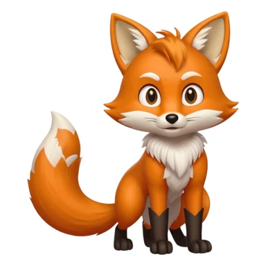 Sonic the hedgehog: Miles "Tails" Prower (the fox) sticker