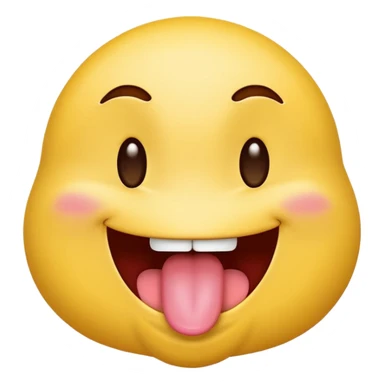 winking face with tongue out sticker