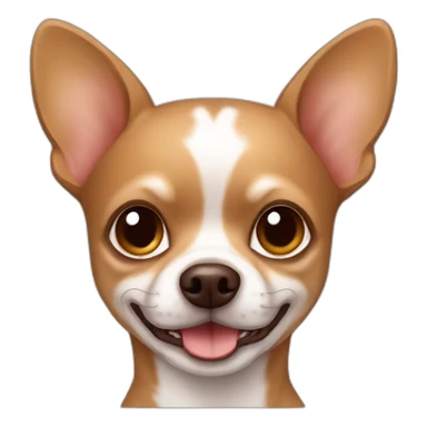 Chihuahua dog Brown color sticker