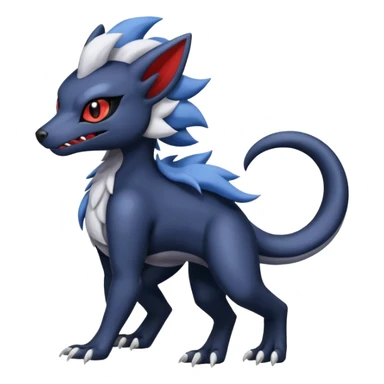 Zorua-Absol-Salandit-fusion (full body) sticker