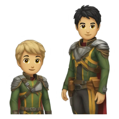 Ussop et Robin sticker