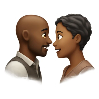 In hyper realistic love sticker