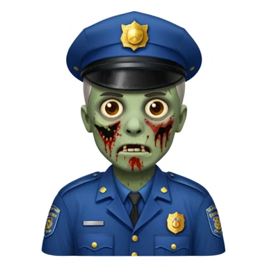 kadon zenvşpolice zombi  sticker