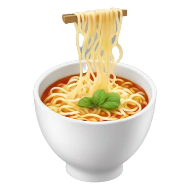 Eating ramen in a cup sticker