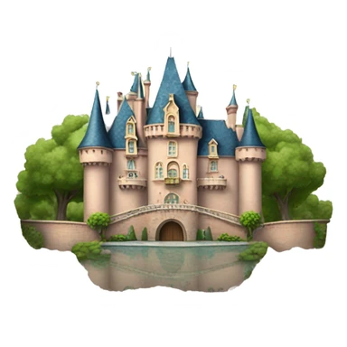 Chateau disneyland sticker