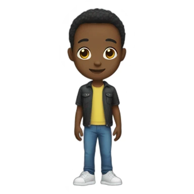 Special kids with vinyl sticker