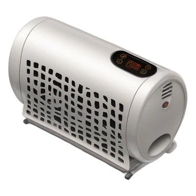 Space heater and sheet sticker