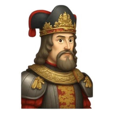 ruler of russia in 1500, vassily the third. sticker