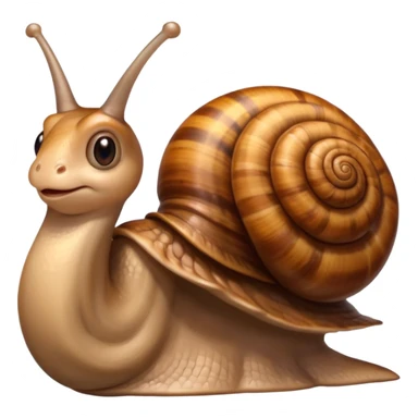 Snail with Long hair sticker