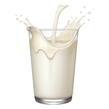 a milk splash sticker