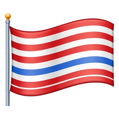 Bandera con tres líneas sticker