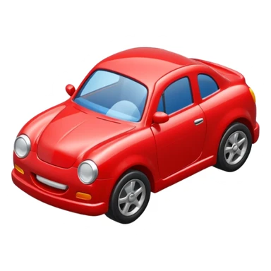 red toy car sticker