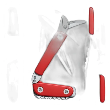 swiss army knife with all blades out sticker