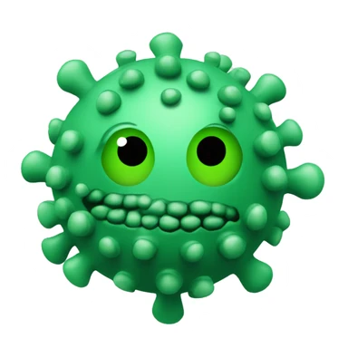 COVID virus green a lot sticker