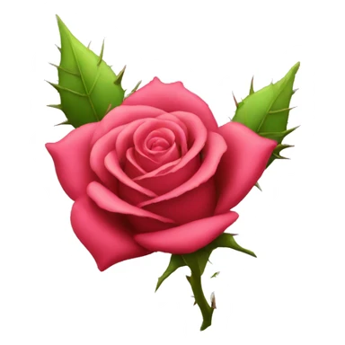 Rose thorns  sticker