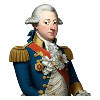 king george III sticker