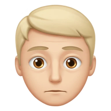 lazy eye man sticker