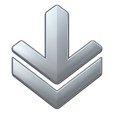 simple chevron up icon sticker