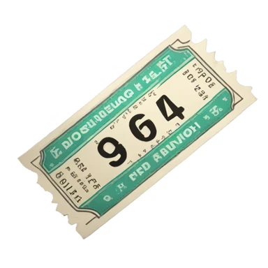 Ticket de oferta  sticker