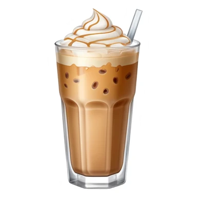 Iced latte without foam  sticker