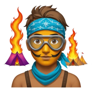 burning man sticker
