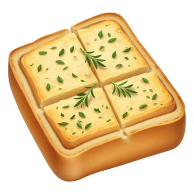 garlic bread slice sticker