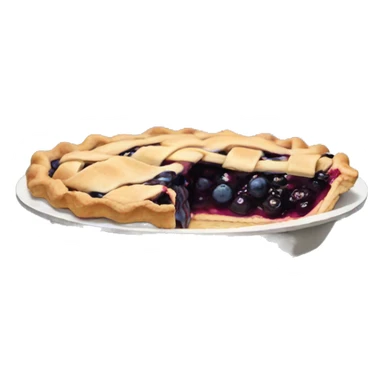 blueberry pie sticker