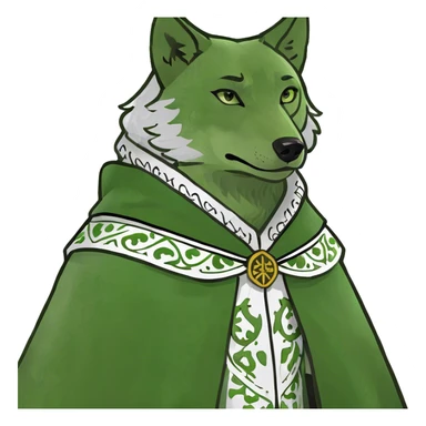 Wolf, Philosophie, Mantel sticker