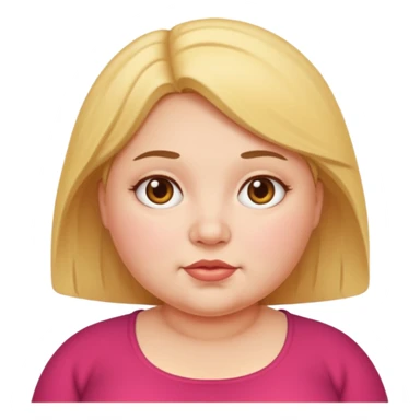 약간 통통한 여자 sticker