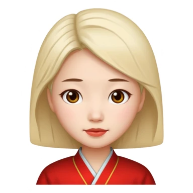 Chinese girl sticker