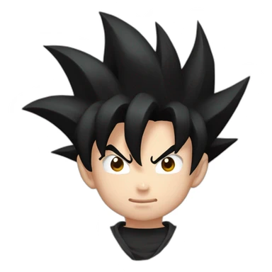 goku black hair sticker