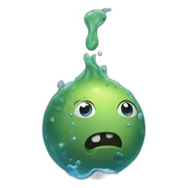 water-being-polluted sticker