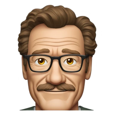 Bryan cranston qui boit une bière sticker