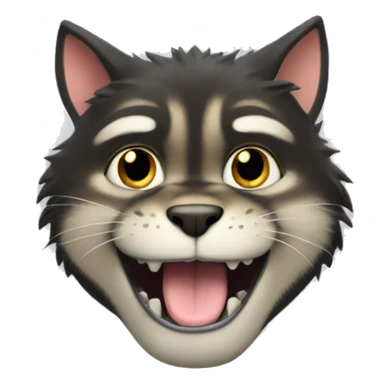 un chat grincheux sticker