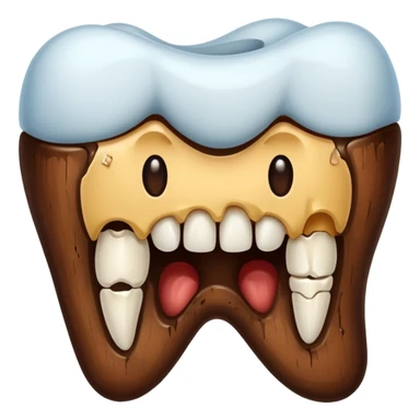 caries of tooth sticker