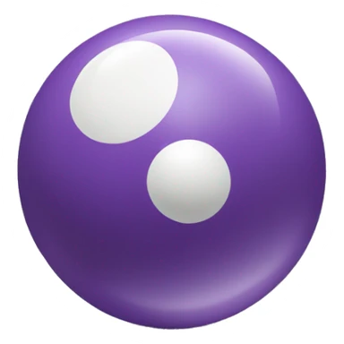 pastel purple eight ball sticker