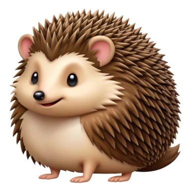 Hedgehog at a yard sale sticker