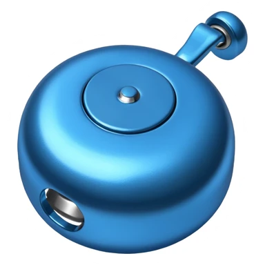 blue bike bell  sticker