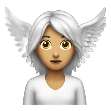 Biblically accurate scary angel sticker