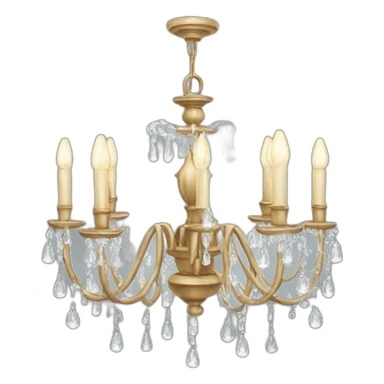 Chandelier sticker