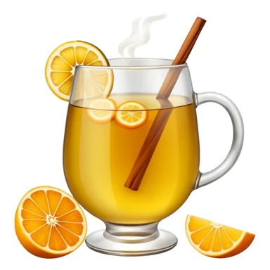 white mulled wine sticker