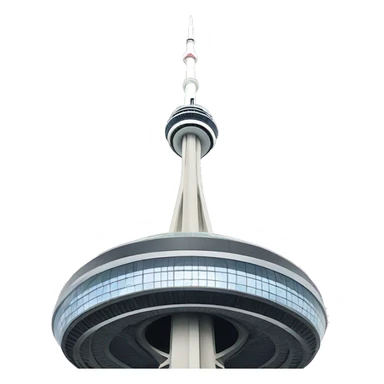 CN Tower, close up sticker