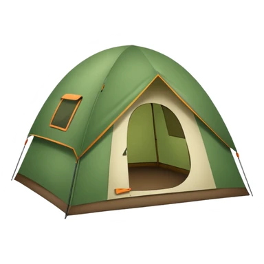 camping tent sticker