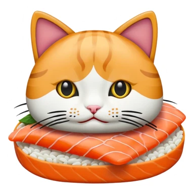 Sushi cat sticker