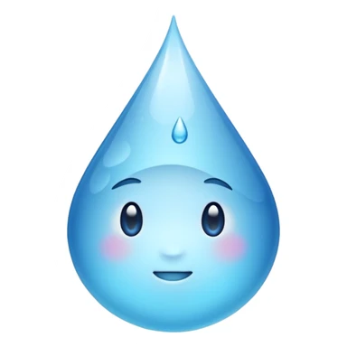 water falling on the ground sticker