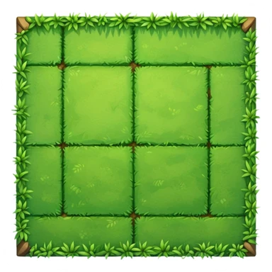 RPG grass terrain tile top-down view sticker
