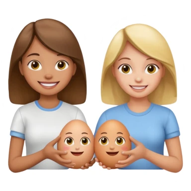 Girls with egess sticker